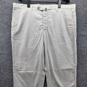 Kiton Napoli Men 38 Gray Cotton Stretch Trousers Pants Italy